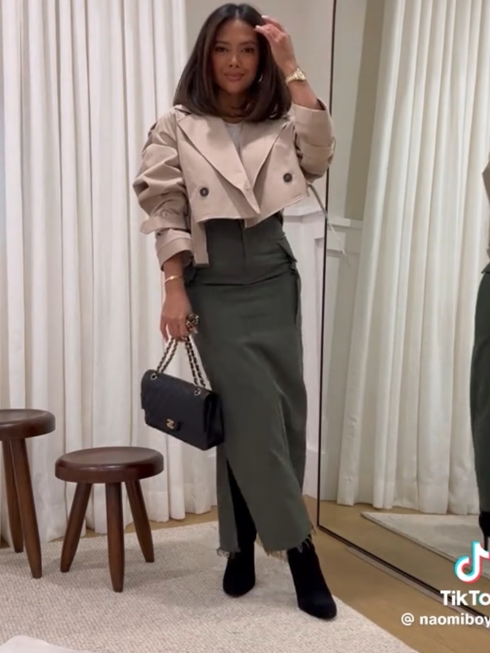 Local European Cargo Maxi Skirt